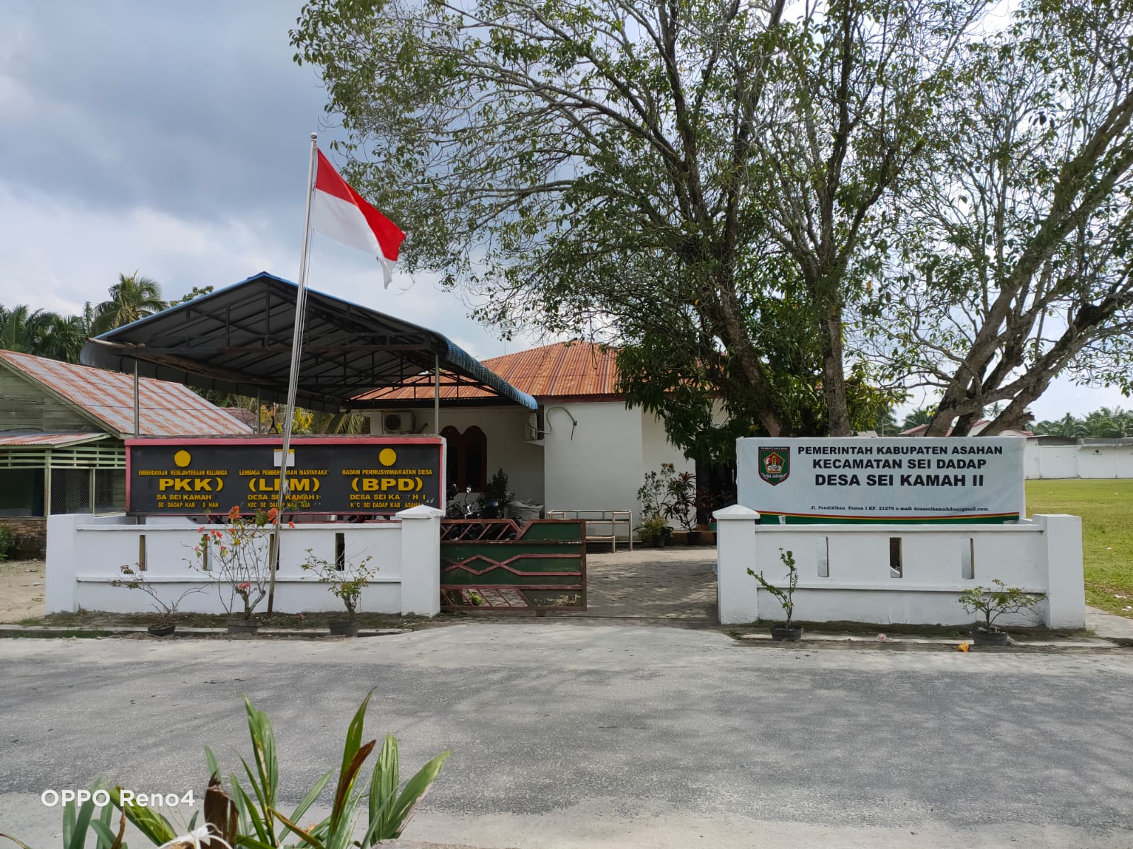 Foto: Kantor Balai Desa Sei Kamah II kecamatan Sei Dadap Kabupaten Asahan
