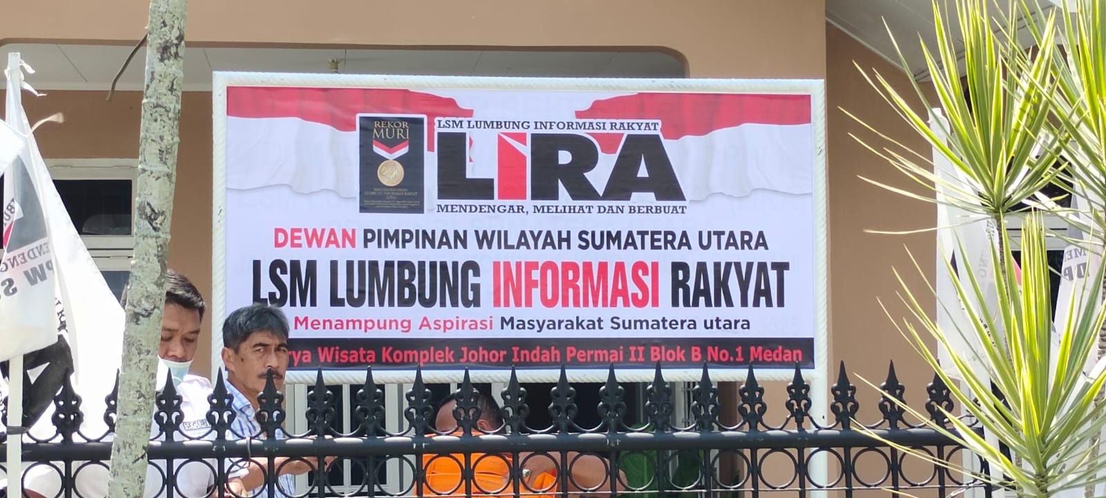 Foto : Kantor DPW LSM LIRA Sumatera Utara
