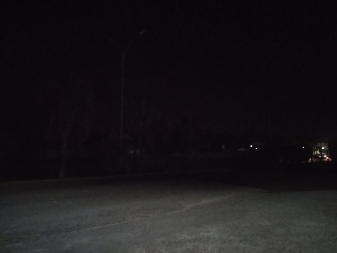 Foto: Mati lampu di wilayah Kota Palembang (dok.istimewa)