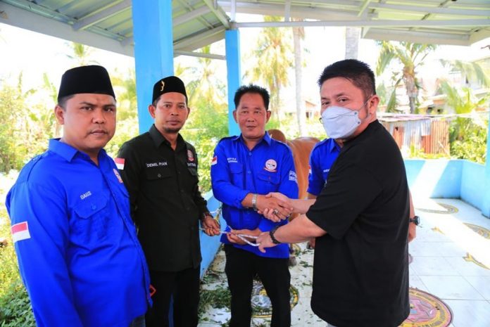 Keterangan foto: Gubernur Sumsel memberikan bantuan Sapi kurban di Bulan Idul Adha (dok.istimewa)