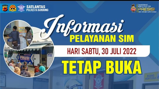 Informasi Pelayanan SIM Satlantas Polresta Bandung (dok.istimewa)