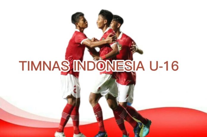 Pemain Timnas Indonesia U-16, Arkhan Kaka Putra merayakan gol ke gawang Filipina U-16 di laga Piala AFF U-16 2022 di Stadion Maguwoharjo, Yogyakarta, Minggu (31/7/2022)