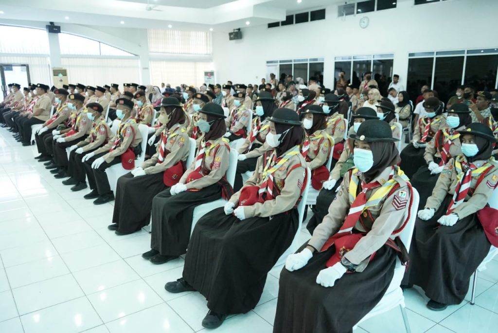 Keterangan foto : Sebanyak 32 peserta kontingen Jambore Nasional ke XI Kabupaten  Asahan