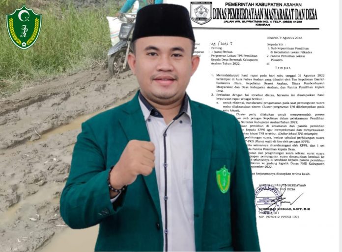 Ketua Pimpinan Daerah Ikatan Pelajar Al Washliyah Kabupaten Asahan Said Ibnu Rulian Ahmad ( foto/Joko )
