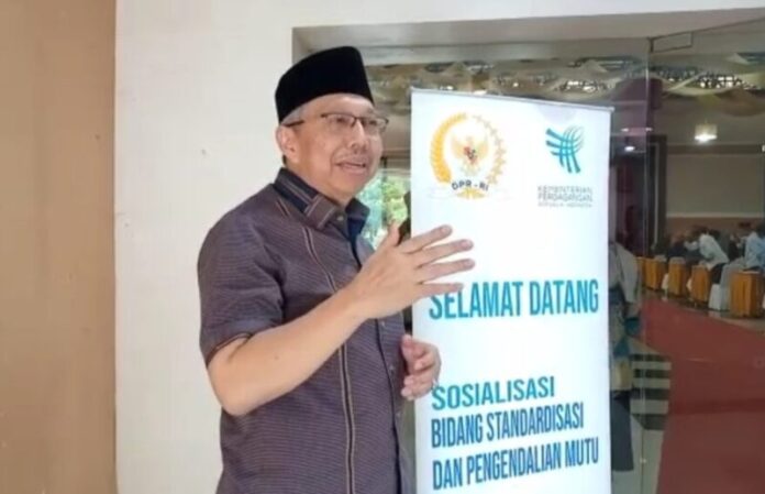 H.Mahfudz Abdurrahman Ajak UMKM Kota Depok Lebih Baik Lagi di Giat Sosialisasi Bidang Standardisasi dan Pengendalian Mutu Kementerian Perdagangan RI