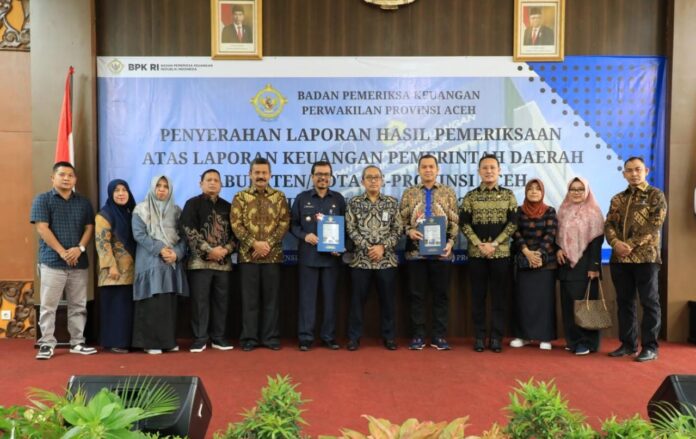 Bupati Aceh Utara Terima WTP ke-8 dari BPK RI